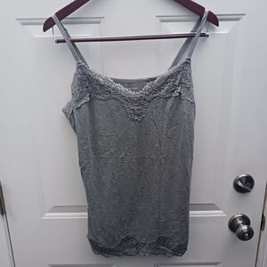 Lane Bryant Charcoal Lace Cami